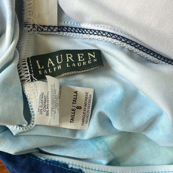 Lauren 2 piece tankini Preowned sz 8 - Picture 5 of 5